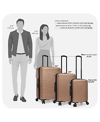 Travel Select Sunny Side 3-Pc. Hardshell Spinner Luggage Set