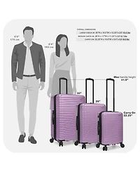 Travel Select Sunny Side 3-Pc. Hardshell Spinner Luggage Set
