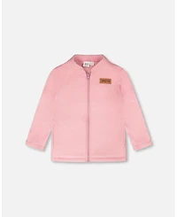 Deux par Baby Girls 3-in-1 Two-Piece Mid-Season Outerwear Set with Printed Butterflies