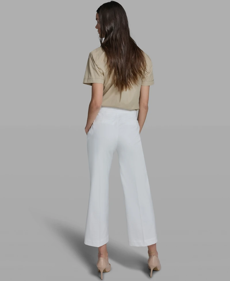 Karl Lagerfeld Paris Women's Straight Bow Pocket Pants