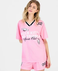 Love Tribe Juniors' Hello Kitty Graphic Jersey Top