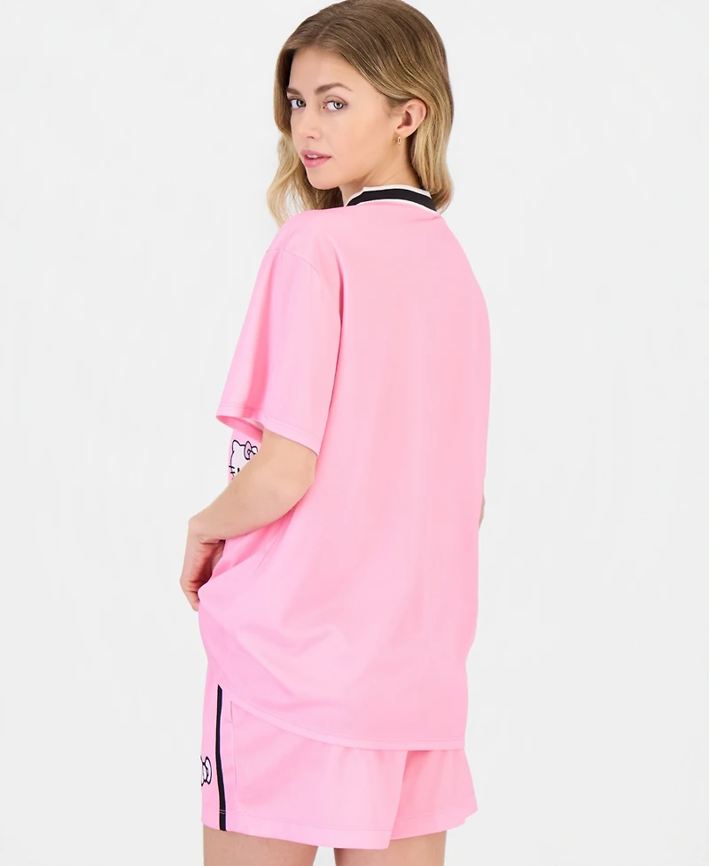 Love Tribe Juniors' Hello Kitty Graphic Jersey Top