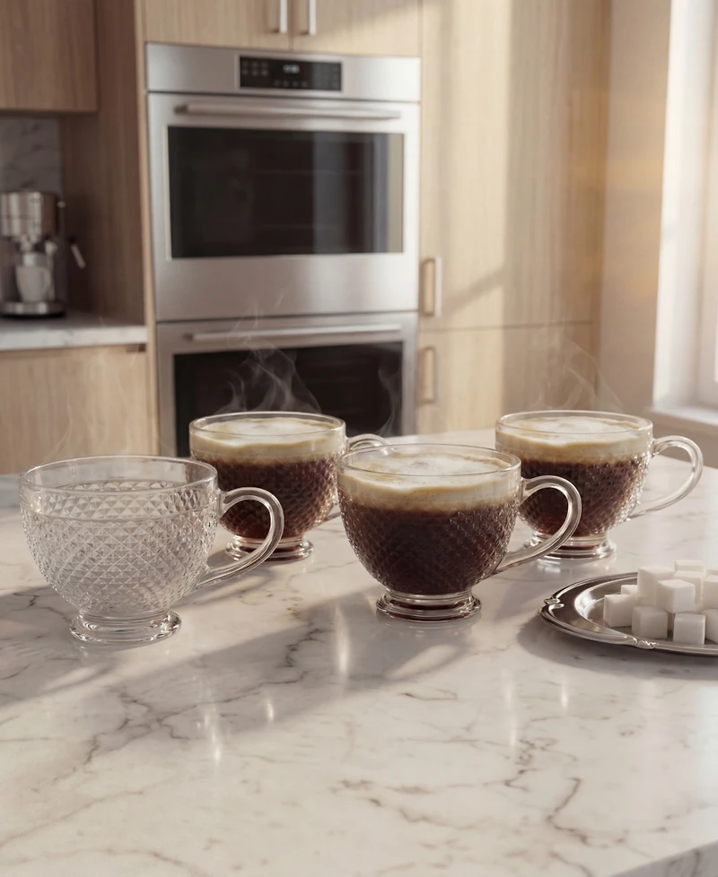 Godinger Scatter Oversized Coffee Mug, Set of 4