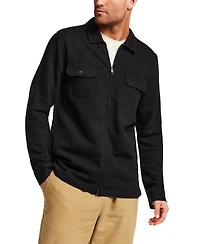 Vintage & Black Men's Regular-Fit Full-Zip Jacket