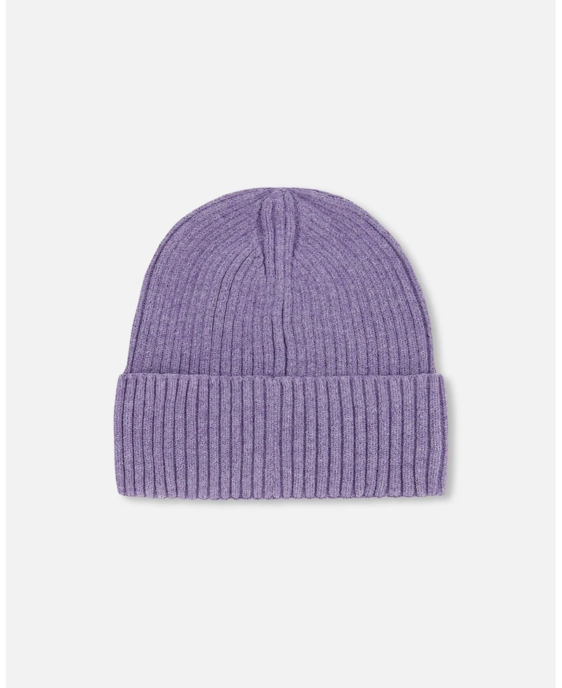Deux par Girl Knit Hat Lavender - Toddler|Child