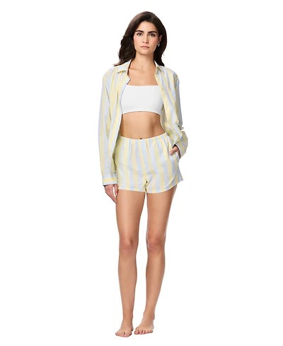 Gap Women's Poplin Pull-On Sleep Shorts