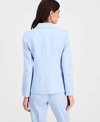 Tahari Asl Women's Peak Lapel One-Button Blazer