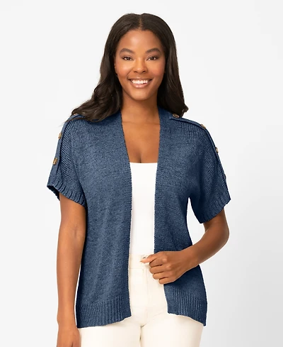 Melissa Paige Women's Button Shoulder Cardigan, Macy's Exclusive