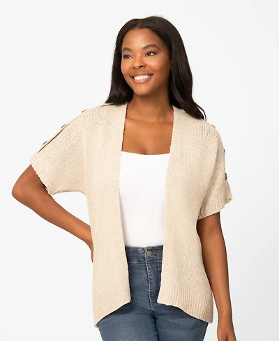 Melissa Paige Women's Button Shoulder Cardigan, Macy's Exclusive