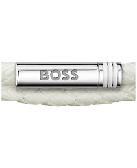 Hugo Boss Men Ares Summer Stainless Steel Nylon Cord Bracelet