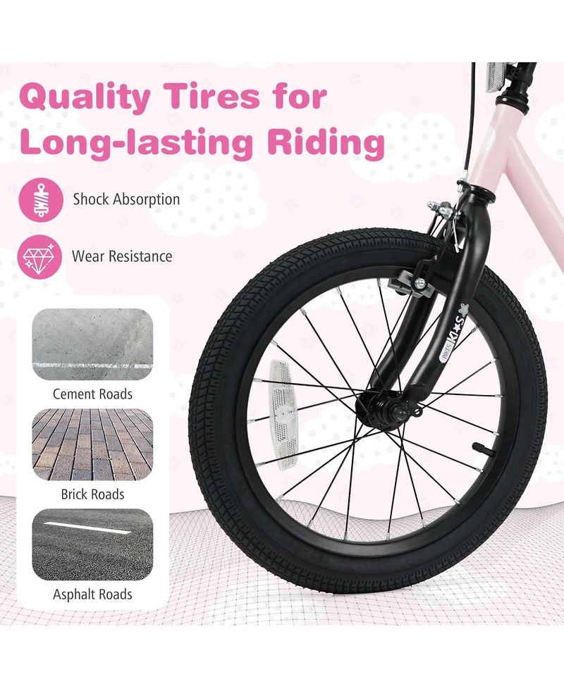 Mecale Kids Bike for 3-7 Years Old Boys and Girls Inch Children