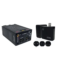 Core Swx Nano-C98MX M-Snap 98Wh Li-ion Canon Bp-a Battery with Ring Led Gauge, Bundle with Xpd-45 45W Universal Usb-c Pd Wall Charger