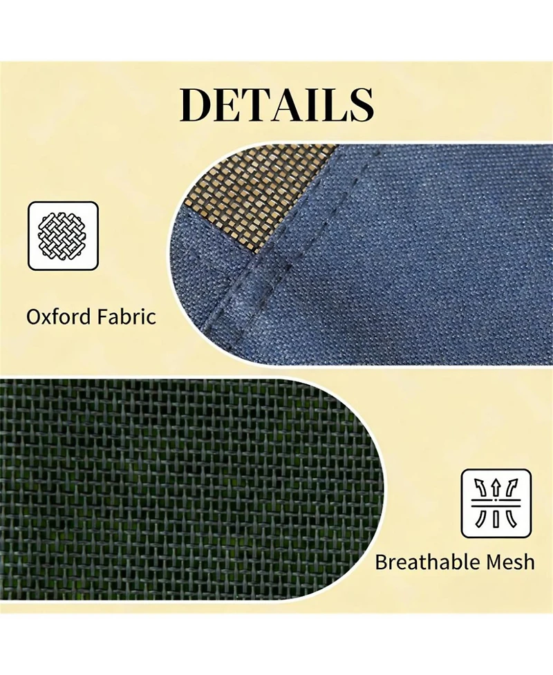 Aostirmotor Portable Elevated Dog Cot - Breathable Cooling Bed with Modern Frame