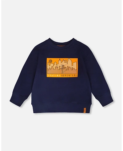 Deux par Deux Toddler Boys French Terry Sweatshirt - Child