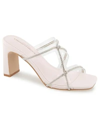 Christian Siriano Women's Foxay Block Heel Sandal
