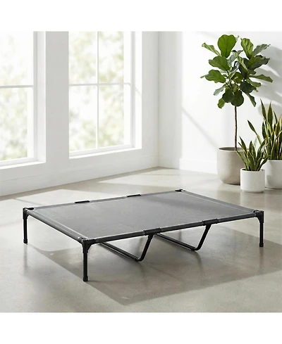 Aostirmotor Xl Elevated Dog Cot, Metal Frame Portable Raised Bed for Large Dogs