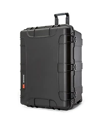 Nanuk 975 Wheeled Waterproof Hard Case with 6-Pocket Lid Organizer and Padded Divider, Black