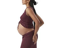 Ripe Maternity Maternity Ripe Misha Rib Knit Tank Maroon