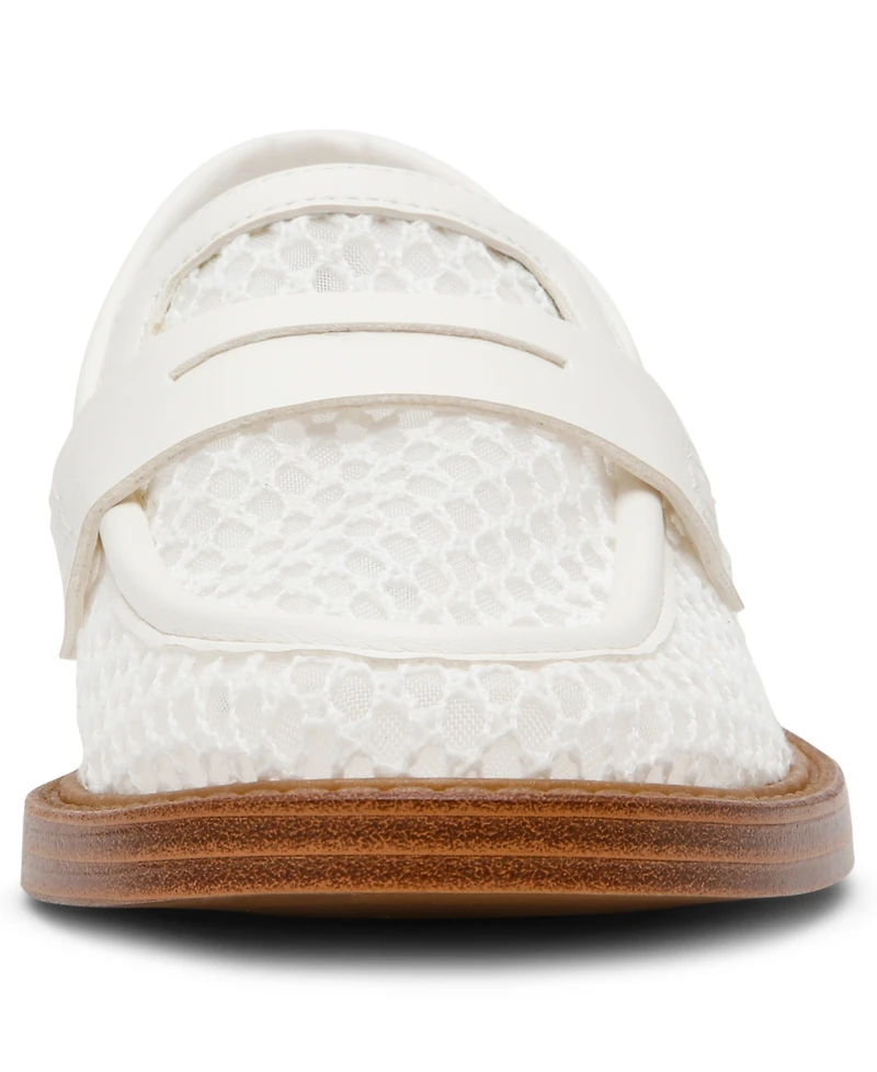 Steve Madden Women's Madison Mesh Block Heel Loafer