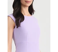 Kasper Women's Stretch Crepe Sheath Dress, Regular & Petite