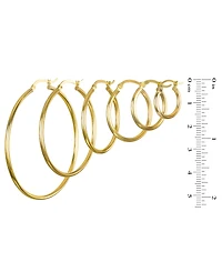 Macy's Hoop Earrings in 10k Yellow Gold