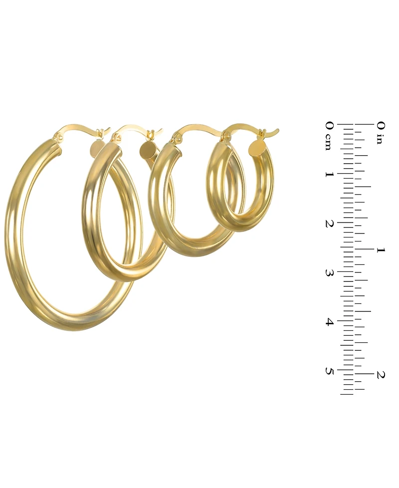 Macy's Hoop Earrings in 10k Yellow Gold