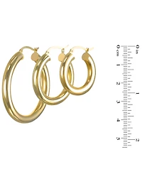 Macy's Hoop Earrings in 10k Yellow Gold