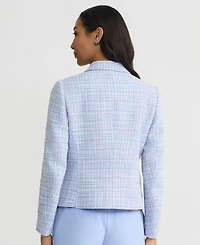 Kasper Women's Tweed One-Button Jacket