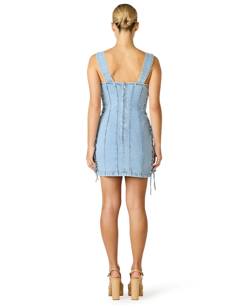 Steve Madden Women's Gianka Square Neck Dress