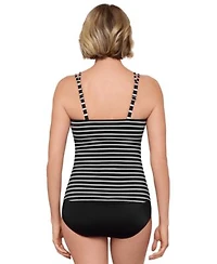 Shapesolver Womens V Neck Crossover Tankini Bottoms
