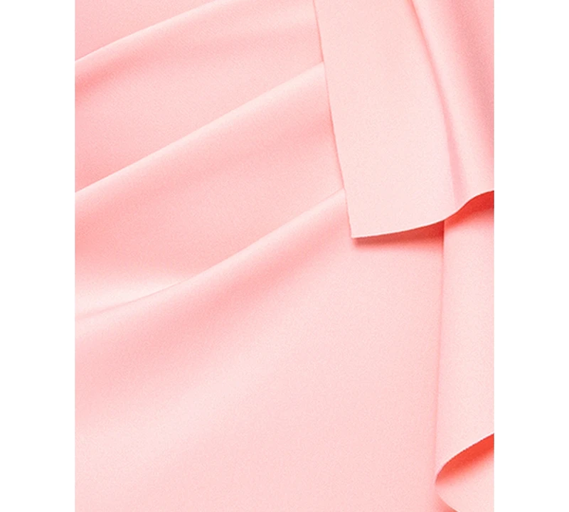 Betsy & Adam Petite Sleeveless Wrap Sheath Ball Gown Dress