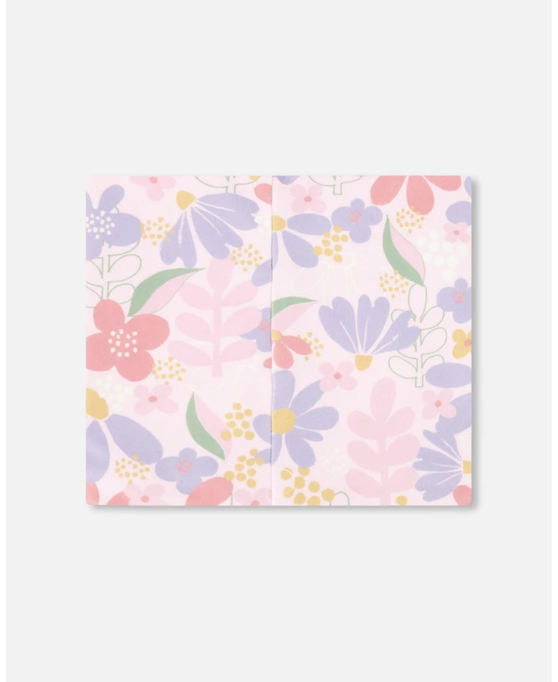 Deux par Girl Stretch Jersey Neck Tube Pink Flower Print