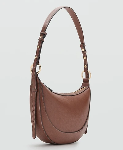 Mango Women's Oval Shoulder Bag