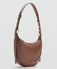 Mango Women's Oval Shoulder Bag