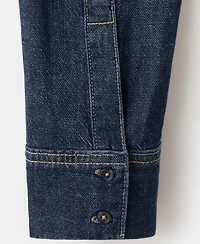 Mango Women's Tie Detail Denim Shirt