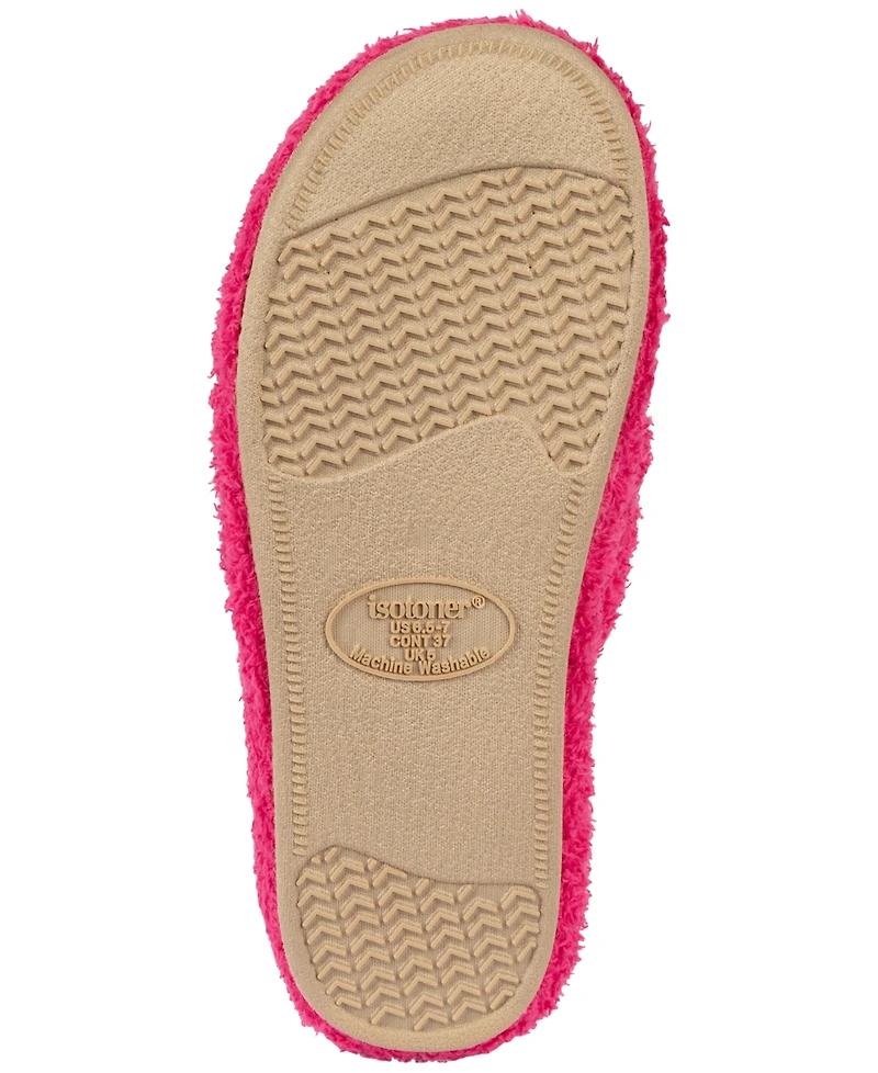 Isotoner Signature Women's Cozy Plush Joey Flip Flop Slippers