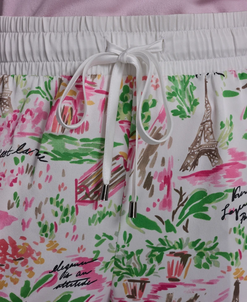 Karl Lagerfeld Paris Petite Full Length Pants
