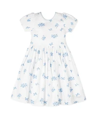 Hope & Henry Toddler Girls Organic Puff Sleeve Sateen Party Dress