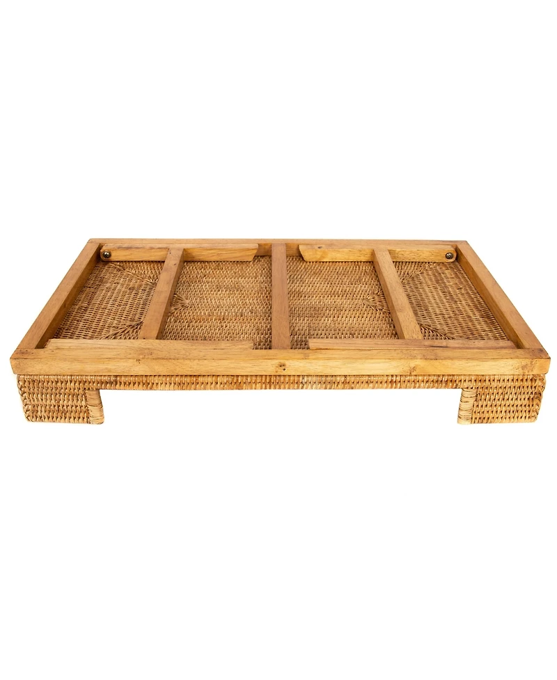 Artifacts Trading Company Rattan Breakfast Tray/Table