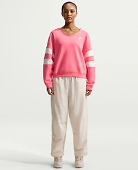 Nike Sportswear Women's Club Fleece Oversized V-Neck Sweatshirt