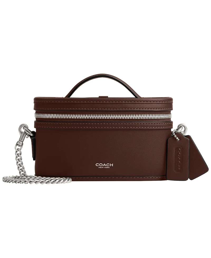 Coach Chain Strap Leather Mini Trail Bag