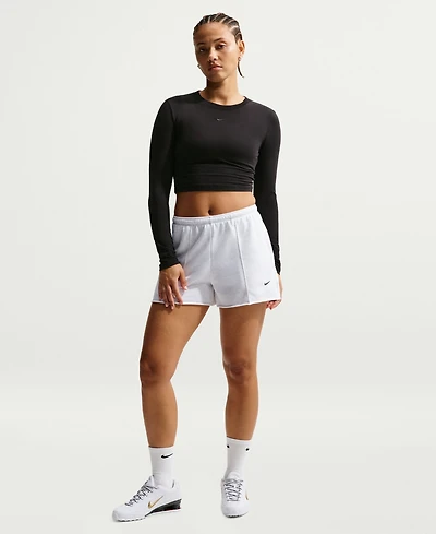 Nike Women's Mid-Rise French Terry Shorts