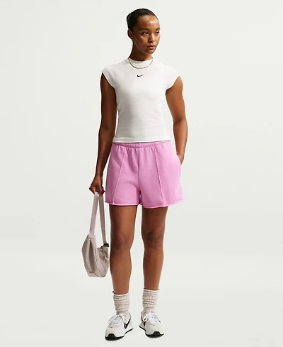 Nike Women's Mid-Rise French Terry Shorts