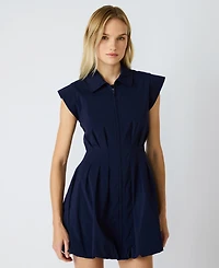 Steve Madden Women's Dyanne Bubble-Hem Mini Dress