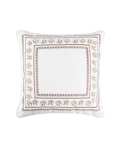 Levtex Home Maileen Embroidered Decorative Pillow, 18" x 18"