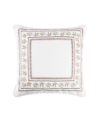 Levtex Home Maileen Embroidered Decorative Pillow, 18" x 18"
