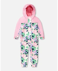 Deux par Little Girls Kids Mid-Season One-Piece Outerwear Printed Flowers Child