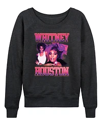 Hybrid Apparel Women's Vintage Whitney Houston French Terry Long Sleeve T-shirt