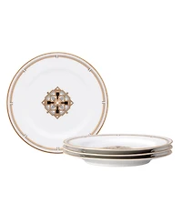 Noritake Empire Gold-Tone Bread and Butter Plates, Set of 4