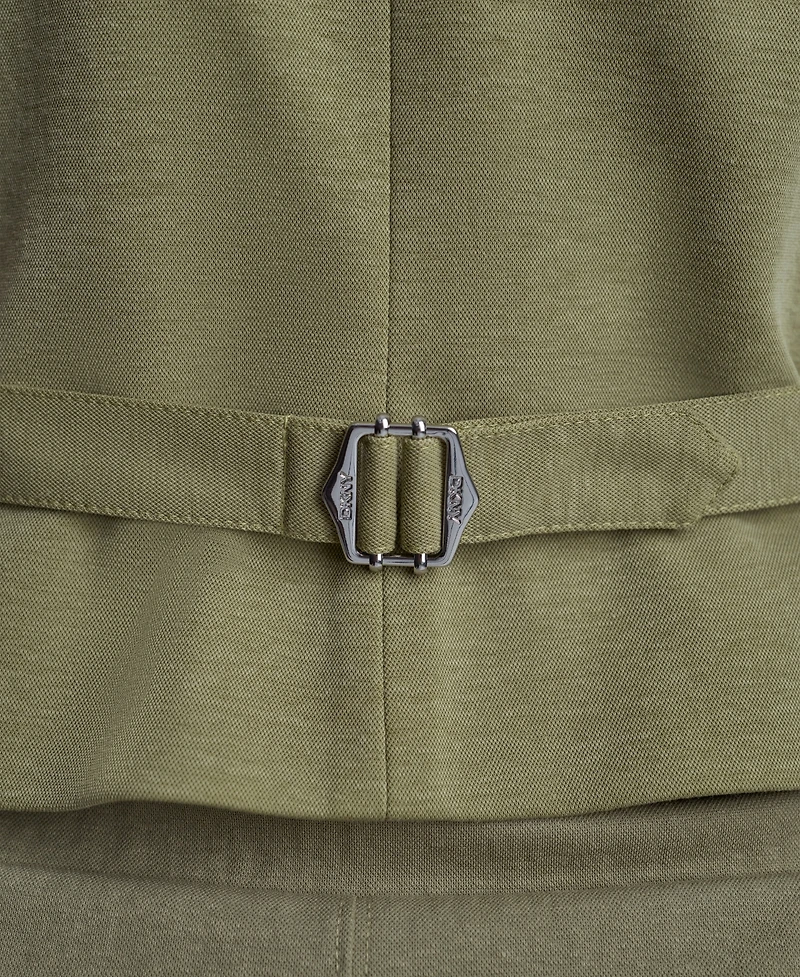 Dkny Women's Sleeveless V-Neck Arid Pique Vest